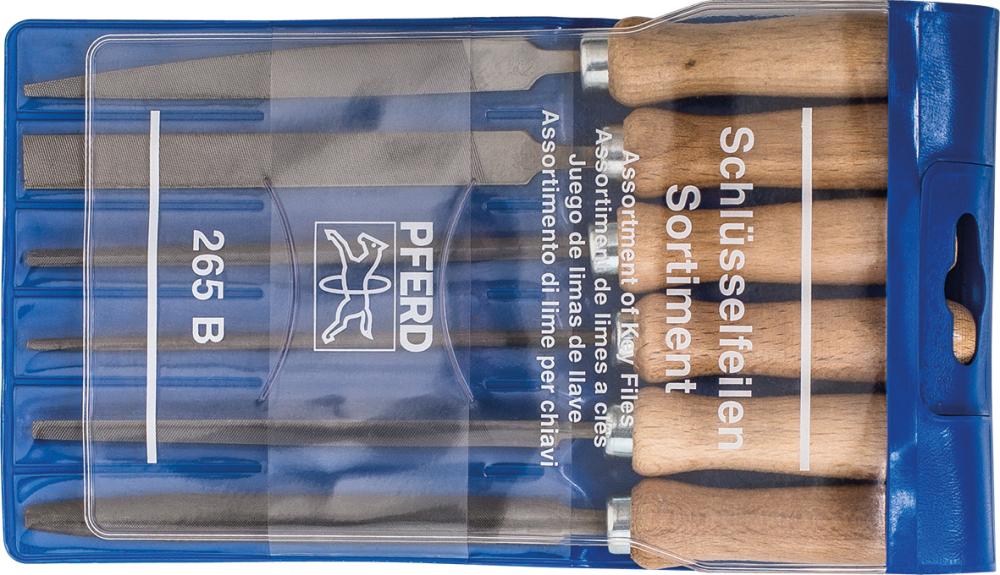 Produktbild von PFERD Schlüsselfeilen-Satz 11706100 100mm Hieb 2 6-teilig 11706100 4007220011393