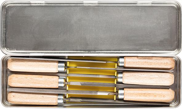 Produktbild von PFERD Schlüsselfeilen-Satz 265K 100mm Hieb 2 6-teilig 11700265 4007220011362