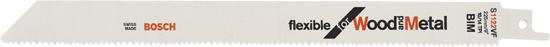 Produktbild von BOSCH Säbelsägeblatt S 1122 VF VE à 25 Stück Flexible f Wood and Metal 2608657559 3165140515276