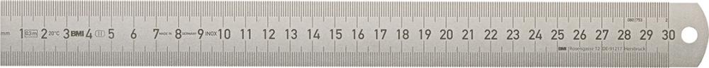 Produktbild von FORUM Stahlmaßstab 300x30mm rostfrei 4250402025 4317784859189