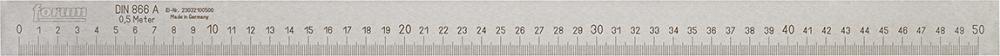 Produktbild von FORUM Maßstab DIN866 A 500x30x6mm 4250603100 4317784859356