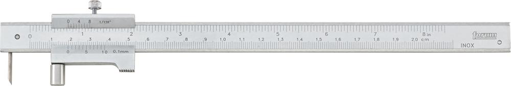 Produktbild von FORUM Streichmaß mit Rolle 200mm 4251102050 4317784859790