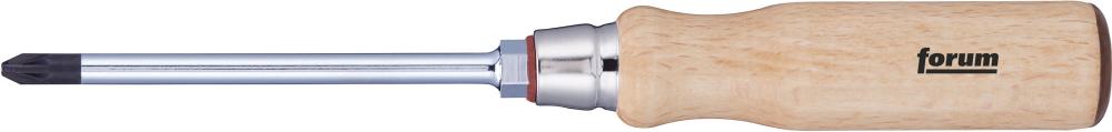 Produktbild von FORUM Schraubendreher Holzheft PZ 1x 80mm 4242723010 4317784831635