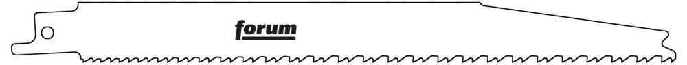 Produktbild von FORUM Säbelsägeblatt S 3456 XF VE à 5 Stück 4222407720 4317784841641