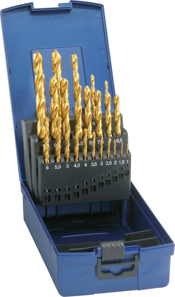 Produktbild von FORUM Spiralbohrer-Satz D338N geschliffen 1-10,5mm HSSTIN 4210709016 4317784804929