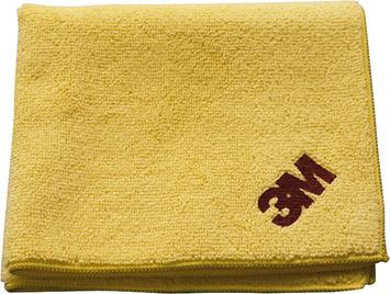 Produktbild von 3M Hochleistungs-Poliertuch 2011 Mikrofaser gelb 360 x 360mm 7100314526 4046719021956