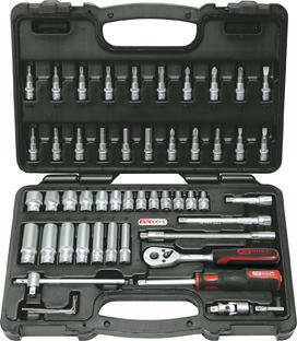 Produktbild von KS Tools Steckschlüssel-Garnitur 53-teilig 9110653 4042146043387