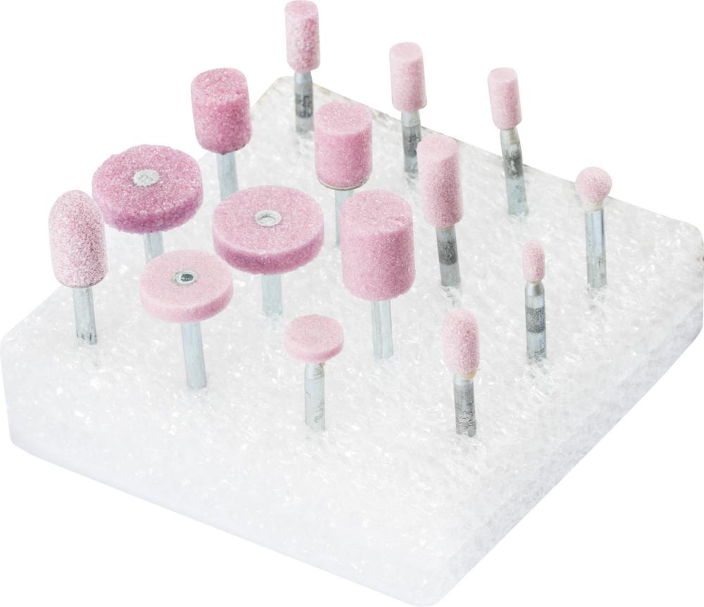 Produktbild von PFERD Schleifstift-Satz 2002 Tropfenform O fein 33920231 4007220114476