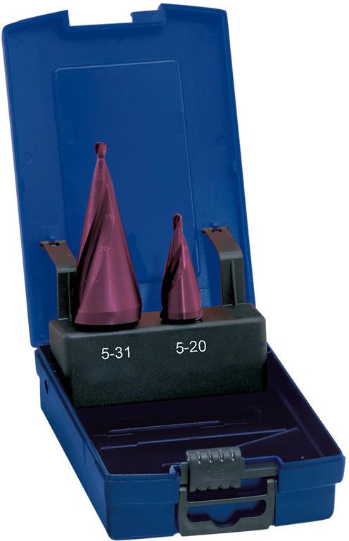 Produktbild von FORUM Blechschälbohrer Satz TiAlN 5-31,0mm spiralgenutet 4212008100 4317784885553