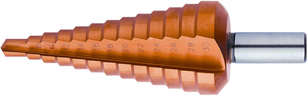 Produktbild von FORUM Universal-Stufenbohrer HSS TiN 12,5-37,00mm 4212004424 4317784906647