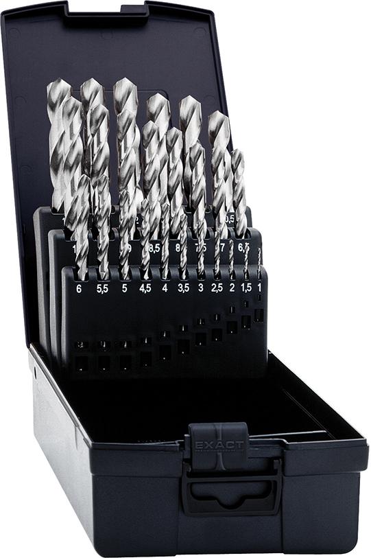 Produktbild von EXACT Spiralbohrer-Satz ähnlich D338N 1-13mm 25-teilig HSSCo5 32792 4026558327921