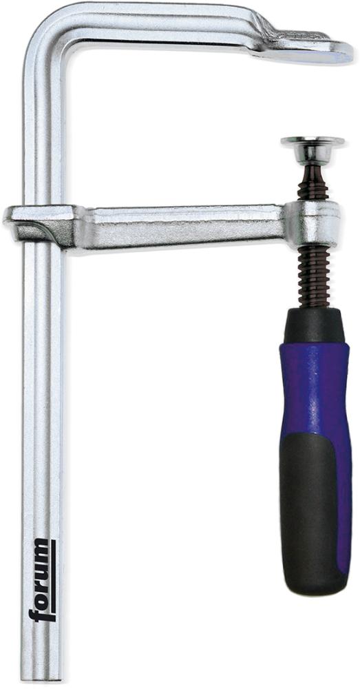 Produktbild von FORUM Ganzstahl-Schraubzwinge 200x100mm 2-Komponenten-Griff 4247809053 4317784922982