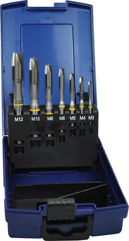 Produktbild von FORUM Maschinengewindebohrer D371B HSSE Set M3-M12 6H Durchgangsloch 4214404140 4317784537056