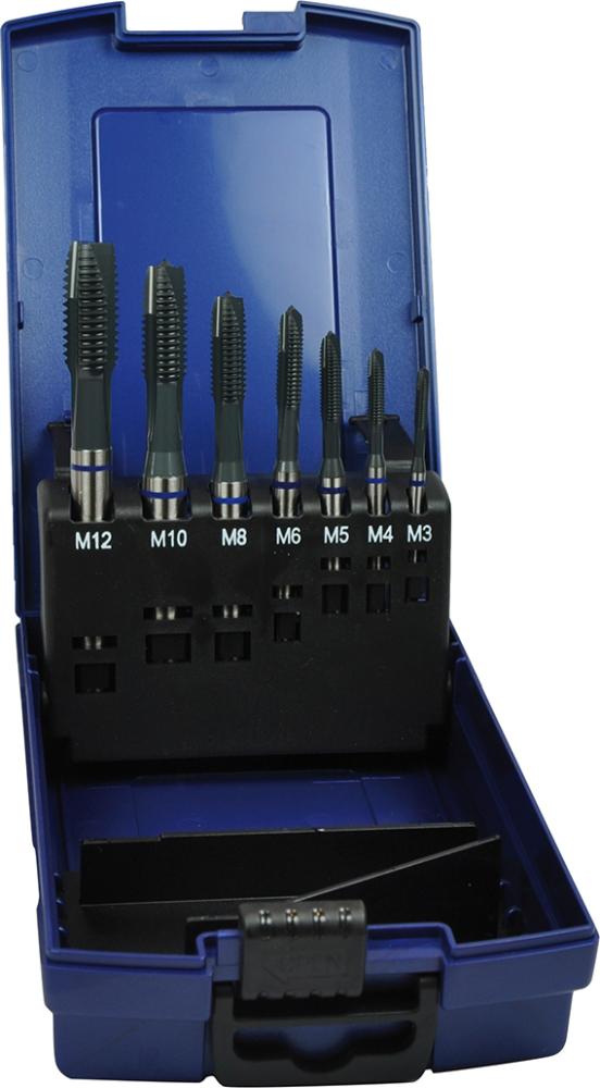 Produktbild von FORUM Maschinengewindebohrer D371B HSSE Set M3-M12 varporisiert VA 6H Durchgangsloc 4214404350 4317784537094
