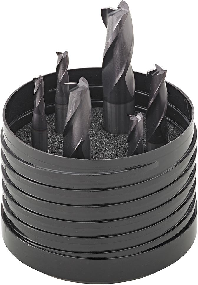 Produktbild von FORUM Schaftfräser 6527L VHM TiAlN Set 4-12mm HB Z 3 4215354100 4317784942201