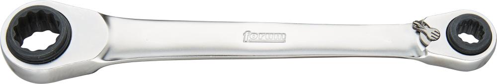 Produktbild von FORUM Quadro-Ratschenschlüssel 10x13/17x19mm 4240302051 4317784922371