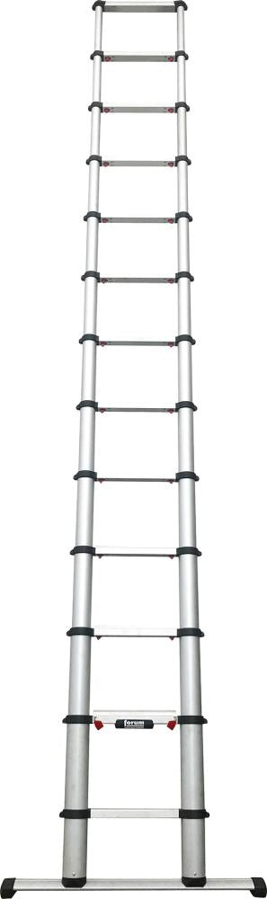 Produktbild von FORUM Teleskopleiter max. 380cm DIN EN 131-6 4262100010 4317784945615