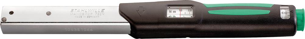 Produktbild von STAHLWILLE Drehmomentschlüssel 730N/5 10-50Nm 9x12mm 50181005 4018754139514