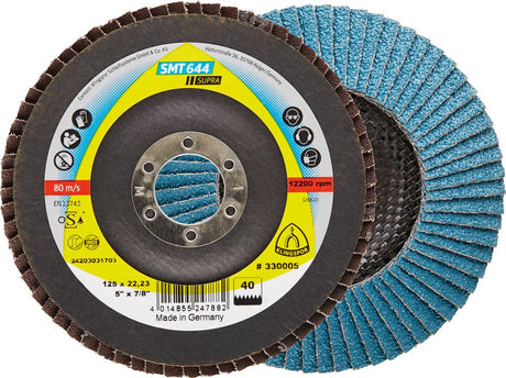 Produktbild von Klingspor Schleifmopteller SMT644 125mm K 40 gewellt 330005 4014855247882