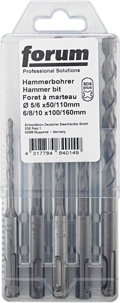 Produktbild von FORUM SDS-Plus-Bohrer-Satz 5-teilig 4220305150 4317784840149