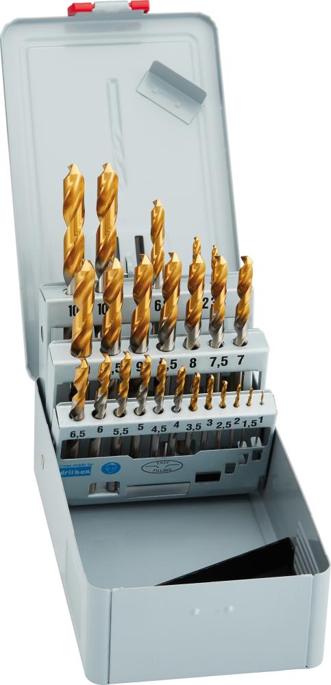 Produktbild von FORUM Spiralbohrer-Satz D338N TiN Tip 1-10,5mm0,5 zuzüglich KL 4210517520 4317784951258