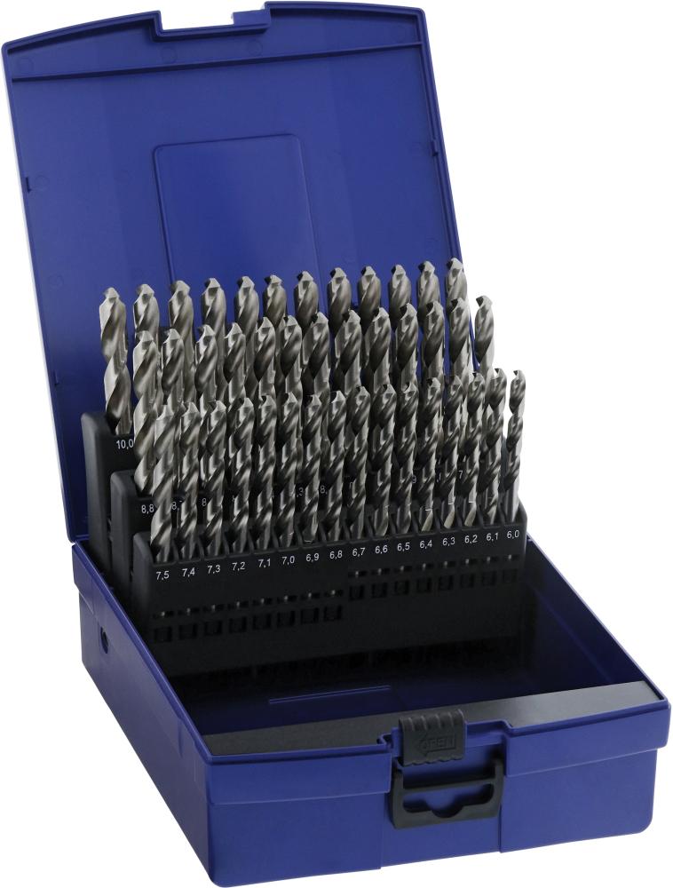 Produktbild von FORUM Spiralbohrer-Satz D338N geschliffen 6-10,0mm HSS 4210518540 4317784951395