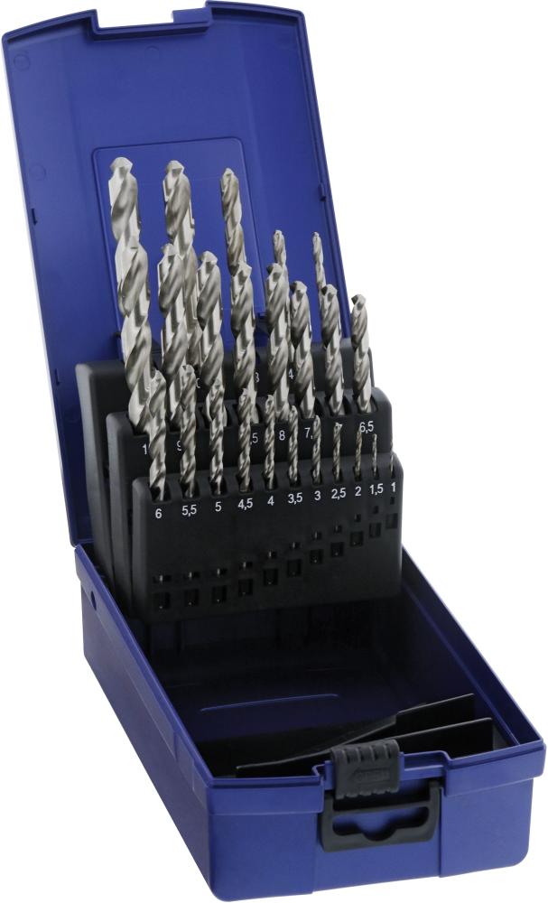 Produktbild von FORUM Spiralbohrer-Satz D338N geschliffen 1-10,5mm HSS KL 4210518520 4317784951418