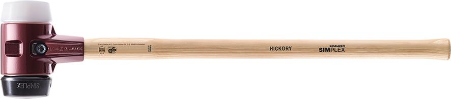 Produktbild von Halder Vorschlaghammer Simplex Ø 80mm Gummi/Superplastik 3027081 4030618300908