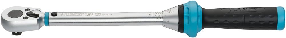 Produktbild von HAZET Drehmomentschlüssel 5121-3CT 20-120Nm 1/2" 5121-3CT 4000896218912