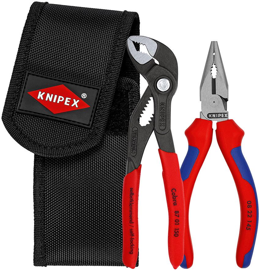 Produktbild von KNIPEX Zangensatz 2-teilig in Gürteltasche 00 20 72 V06 4003773081937
