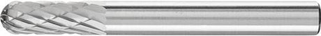 Produktbild von PFERD Frässtift HM Walzenrundform 0616 3PLUS 6mm 6x16mm 21105026 4007220046234