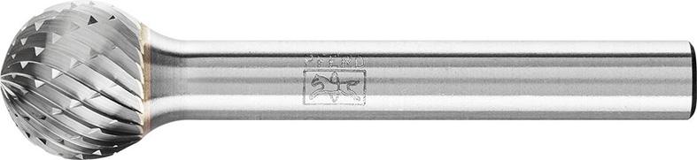 Produktbild von PFERD Frässtift HM kugelförmig 1210 3PLUS 6mm 12x10mm 21112826 4007220047033