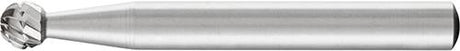 Produktbild von PFERD Frässtift HSS kugelförmig F 0605 3 6mm 6x5,4mm 22419736 4007220059029
