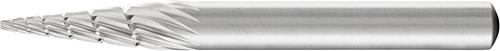 Produktbild von PFERD Frässtift HSS Spitzkegelform G 0618 3 6mm 6x18mm 22422736 4007220059210