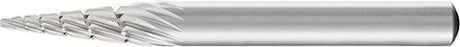 Produktbild von PFERD Frässtift HSS Spitzkegelform G 0618 3 6mm 6x18mm 22422736 4007220059210