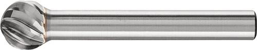 Produktbild von PFERD Frässtift HM kugelförmig 1009 rostfrei 6mm 10x9mm 21112782 4007220952276