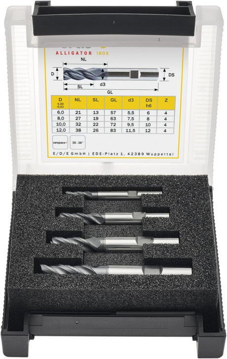 Produktbild von FORTIS VHM HPC INOX Fräser D6527L HB 6-12mm Carapace 4215390790 4317784735704