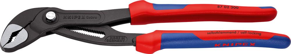 Produktbild von KNIPEX Wapuzange Cobra 300mm mit Mehrkomponenten-Kunststoffgriff 87 02 300 4003773029144