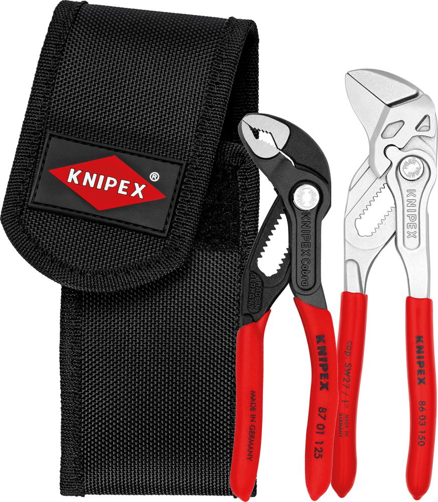 Produktbild von KNIPEX Zangen-Set mini 2-teilig in Gürteltasche 00 20 72 V01 4003773070832