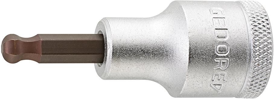 Produktbild von GEDORE Schraubendrehereinsatz 1/2" Innen-6-kant mit Kugelkopf 8x60mm 2219379 4010886883327