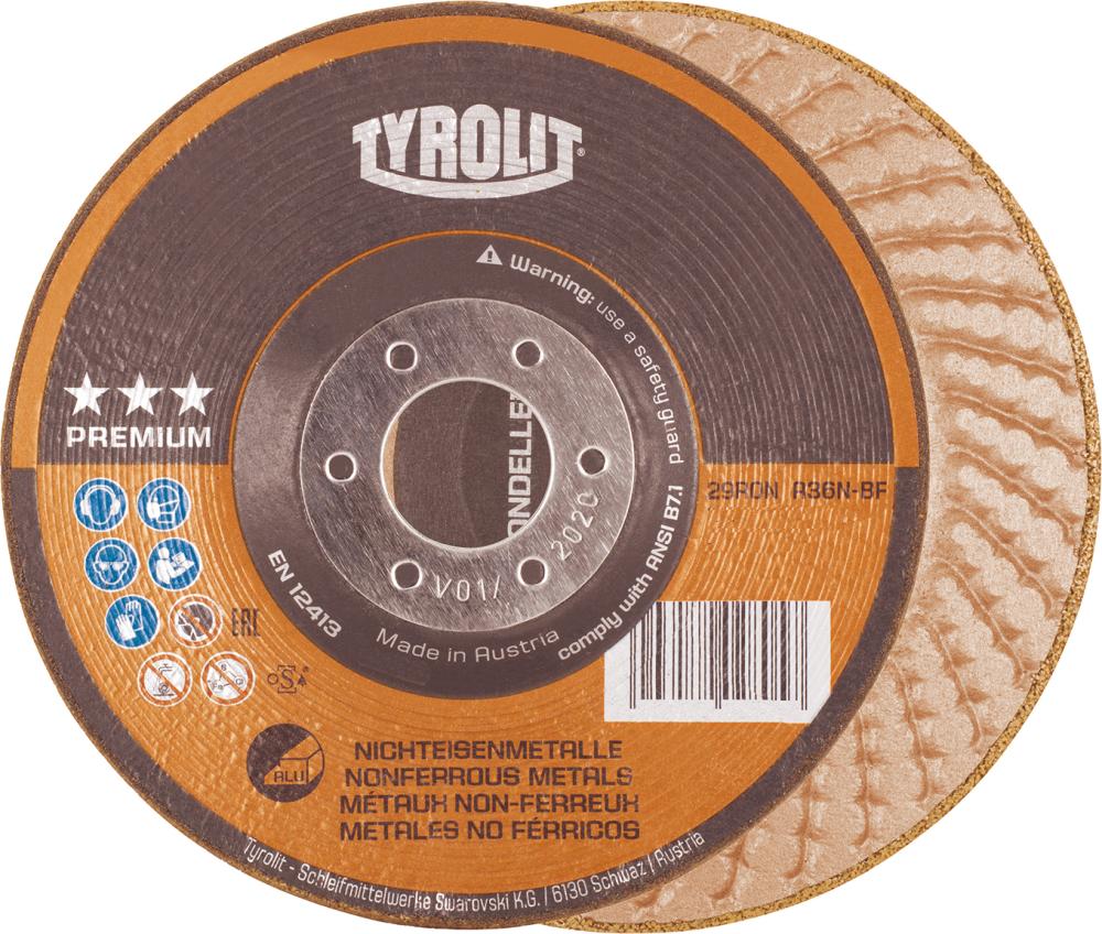 Produktbild von Tyrolit Rondeller 2in1 125mm A36N 34300412 9003172028057