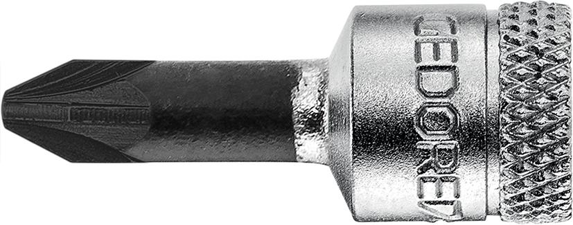 Produktbild von GEDORE Schraubendrehereinsatz 1/4" PZ2x28mm 6187210 4010886618721