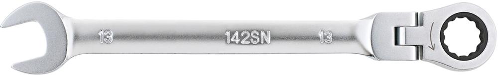 Produktbild von FORUM Maulschlüssel mit Ringratsche 13mm Gelenkkopf 4240404706 4317784953269