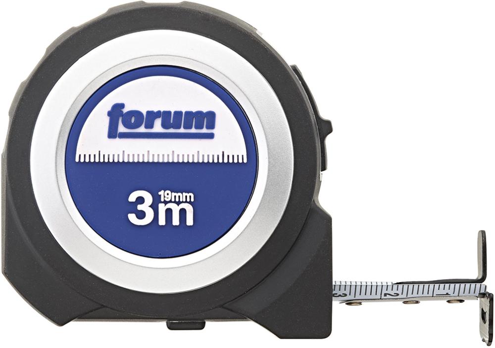 Produktbild von FORUM Taschenbandmaß Stahlband 3m x 19mm 4255703200 4317784919272