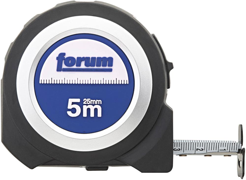 Produktbild von FORUM Taschenbandmaß Stahlband 5m x 25mm 4255703203 4317784919289