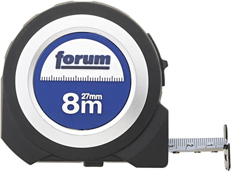 Produktbild von FORUM Taschenbandmaß Stahlband 8m x 27mm 4255703206 4317784919296