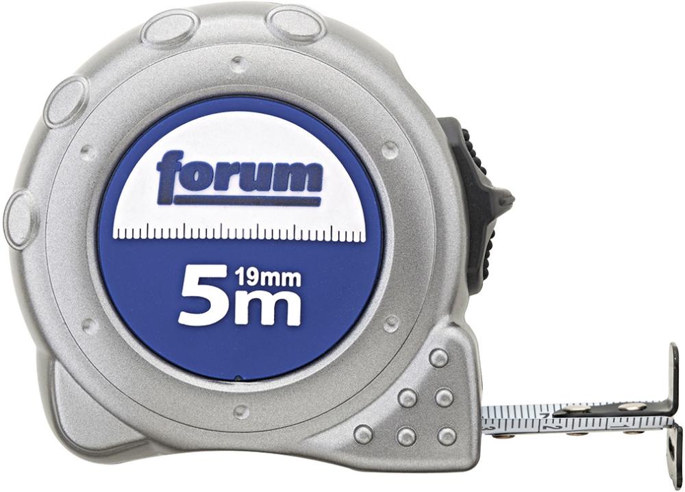 Produktbild von FORUM Taschenbandmaß Stahlband 5m x 19mm 4255703243 4317784919340