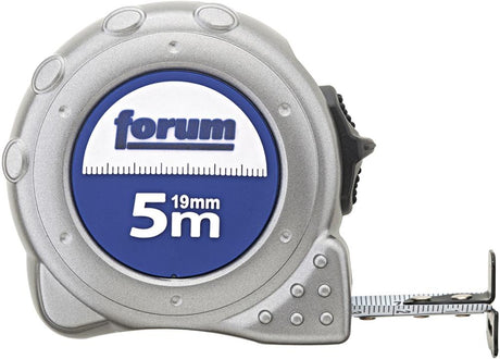 Produktbild von FORUM Taschenbandmaß Stahlband 5m x 19mm 4255703243 4317784919340