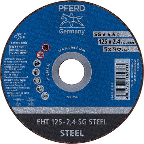 Produktbild von PFERD Trennscheibe gerade A30SSG 125x2,4mm 61321222 4007220162231