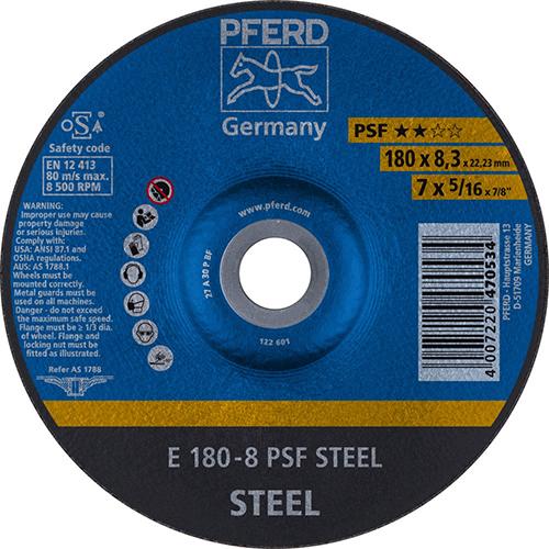 Produktbild von PFERD Schruppscheibe gekröpft A30PPS 178x8mm 62017834 4007220470534
